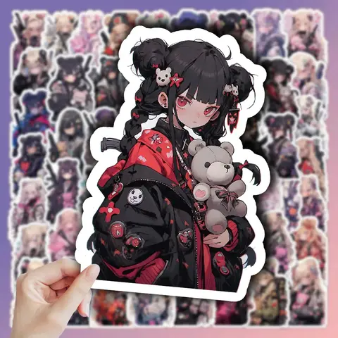8 best sales anime tjej klistermärken - №2