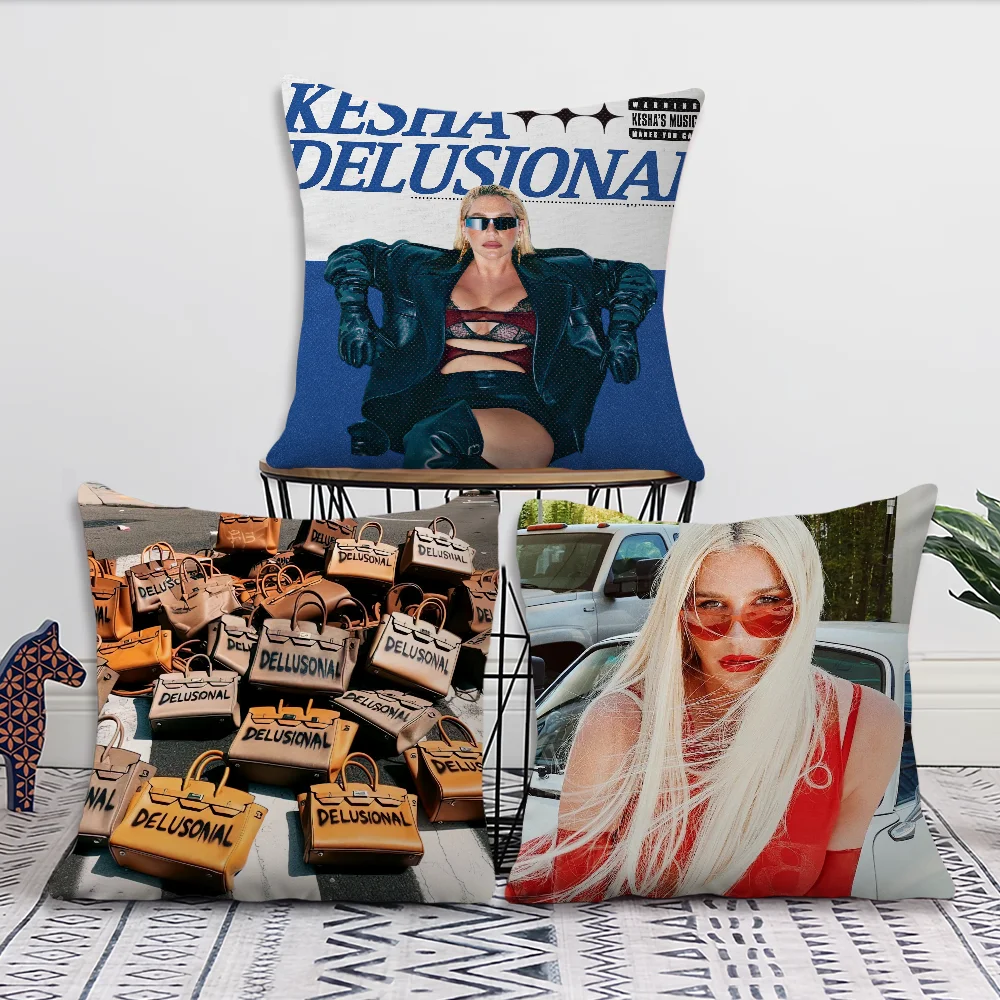 

Decoration Singer Room Home Sofa living Office K-Kesha Delusional Car Nordic Simplicity Pillow Cover
