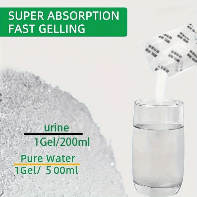 90Pcs Portable Toilet Poo Gel Deodorizer, Camping Odor Eliminator Absorbent Powder No Leak