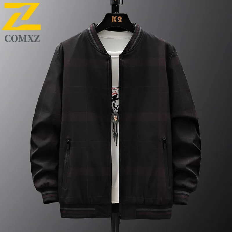 

Men's Business Jacket Round Neck Casual Light Luxury Golf Jacket Trendy Breathable Lightweight Business Travel Autumn Jacket
