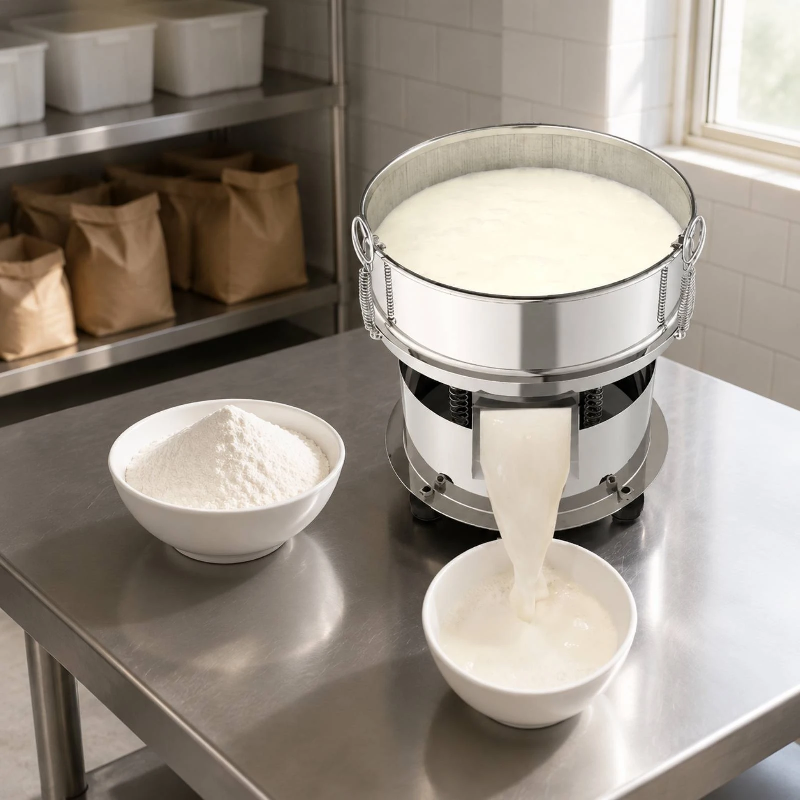 Electric Vibrating Sieve Easy Function Automatic Granule Screening Machine Professional-Grade Flour Sifter High Performance