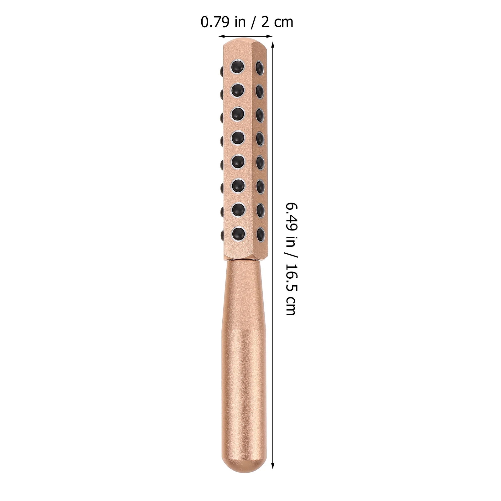 

Aluminum Alloy Facial Massaging Stick Golden Double Chin Reducer Jaw Exerciser Beauty Tool Germanite Rod Safe Skin Home Salon