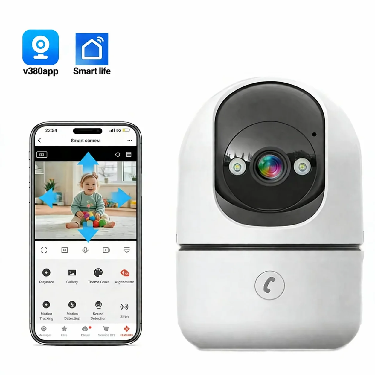 5G Wifi Tuya Camera…