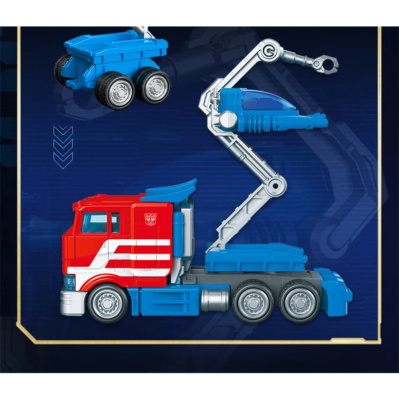 Original Transformers Animation Movie Peripheral Toys Optimus Prime Vehicle CT01 Assembly Movable Anime Model Figures Collection