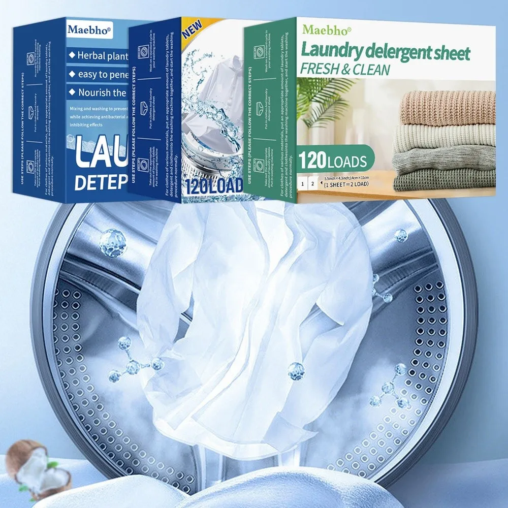 Large-Load Laundry Detergent Sheet Box