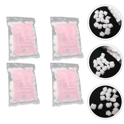 Bolas pequeÃąas de algodÃģn para salÃģn de tatuajes, removedor de maquillaje absorbente, no mÃĐdico, 400 piezas