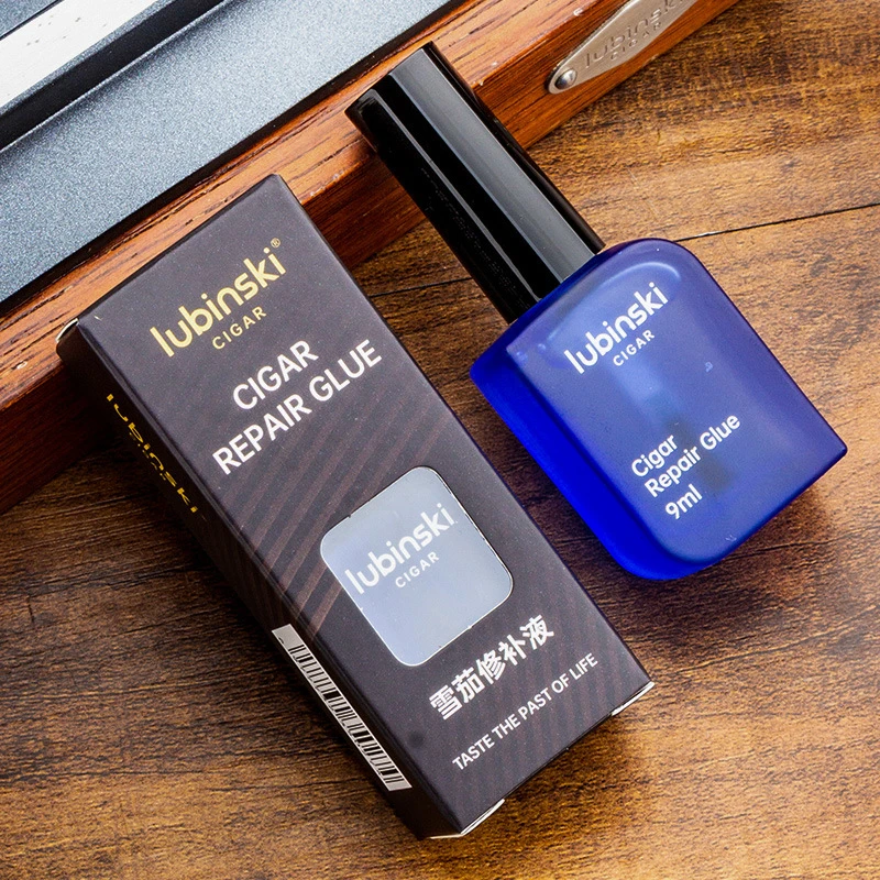 

Lubinski Classic Cigar Glue Pectin High Viscosity Cigar Patching Fluid Safe Natural Extraction Cigar Repair Tools With Brush