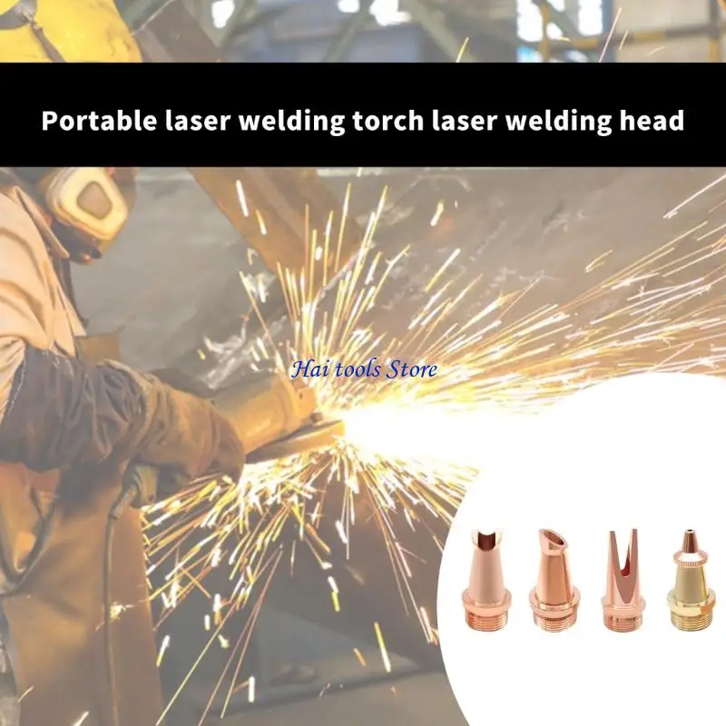 

X37E 5 шт., простое в обслуживании сопло для сварочной головки, медное ручное сопло с резьбой режущее сопло для ручного