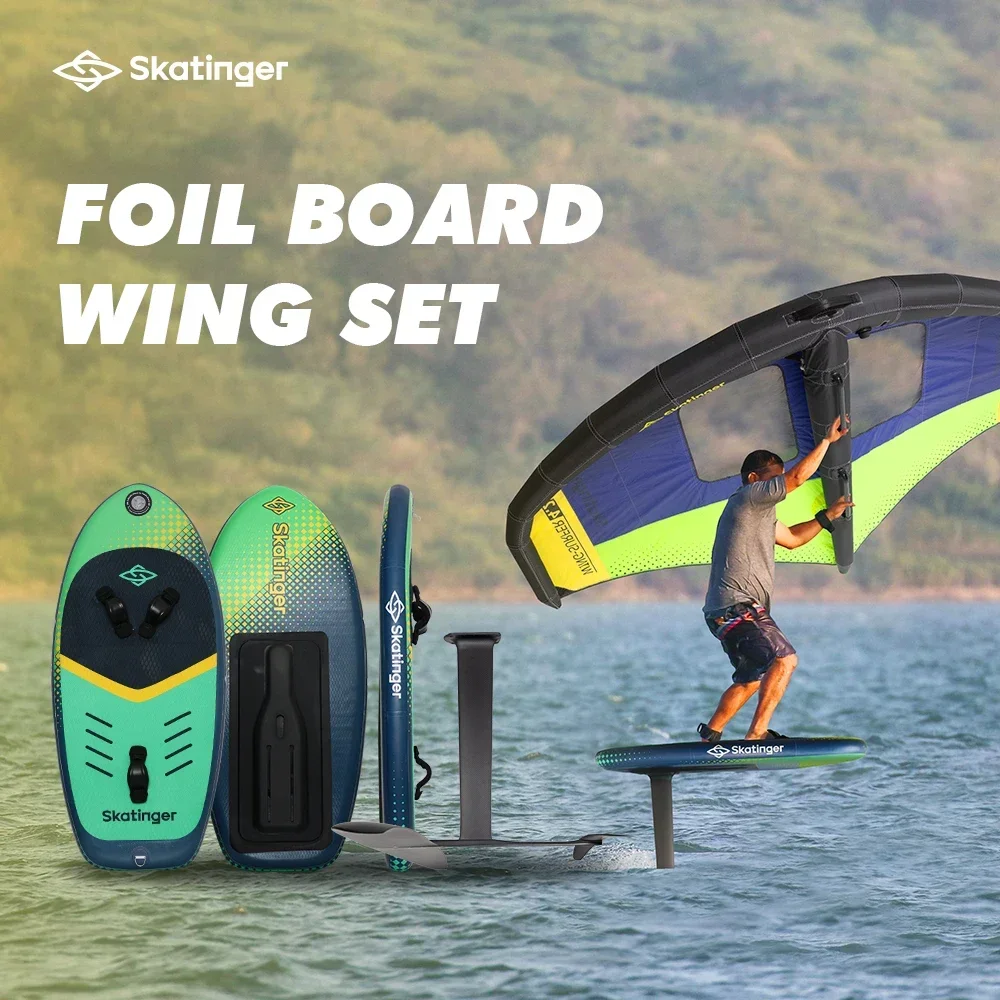 

Factory Skainger 2025 Unisex Inflatable Wing Hydrofoil Foil Board Set New Design Paddle Board for Water Surfing and Flying Wing