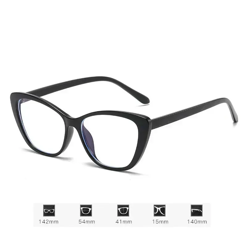 Women\'s New Style Finished Myopia Glasses Unisex Anti-blue Light Minus Diopter Eyewear Fashion Near Sight Eyeglasses 0-3.5-4.0