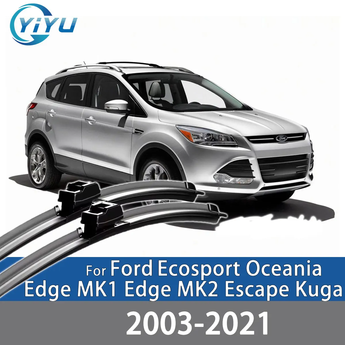 

2 шт. автомобильные передние щетки стеклоочистителя для Ford Ecosport Oceania Edge MK1 Edge MK2 Escape Kuga 2004-2024, аксессуары для лобового стекла