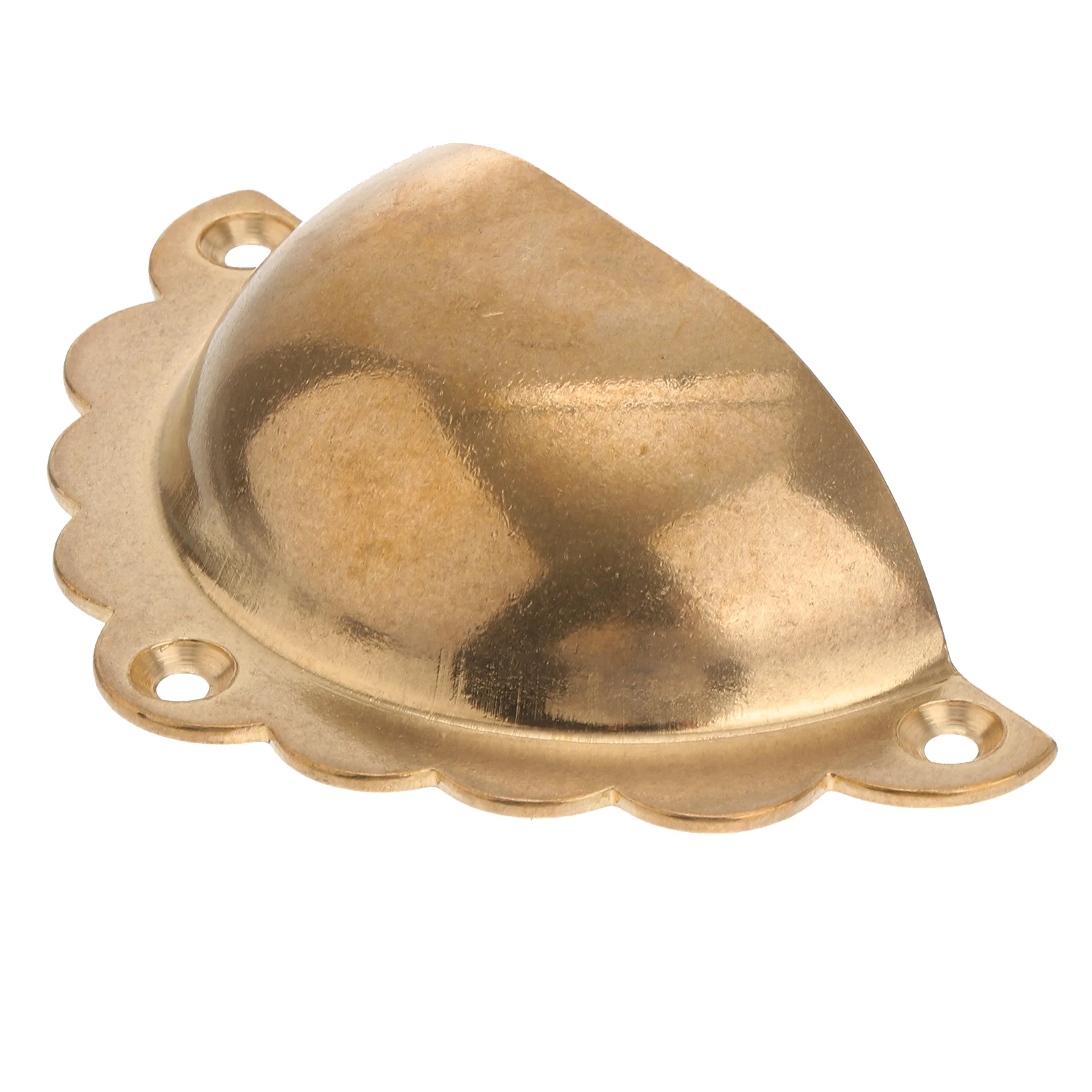 

Copper Drawer Pulls Semicircle Cabinet Door H Shell Shape Copper Material Anti Rust Kitchen Closet Knob Durable Easy