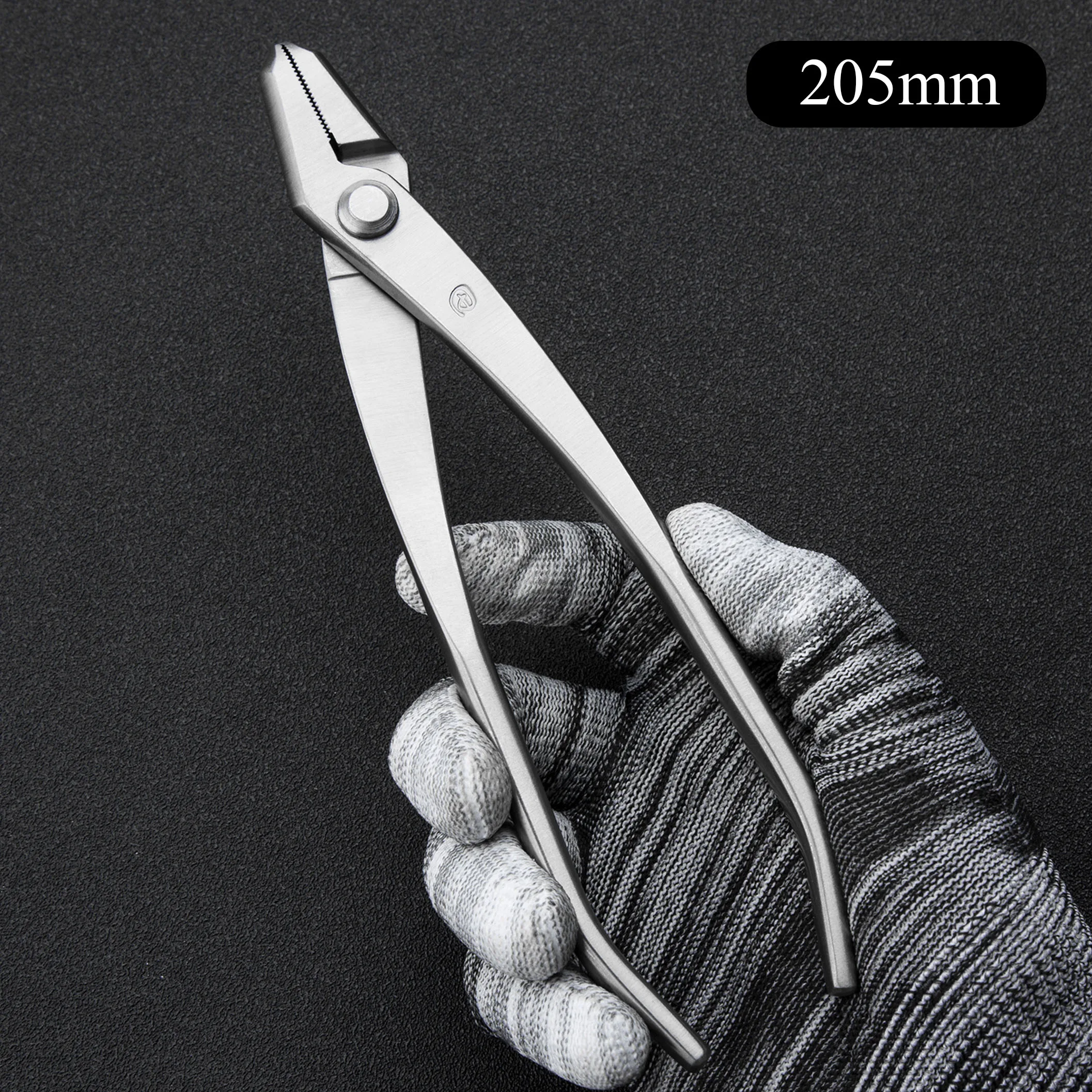 Standard Grade 205 mm Bonsai Pliers 3Cr13 Alloy Steel Jin Pliers Bonsai Tools