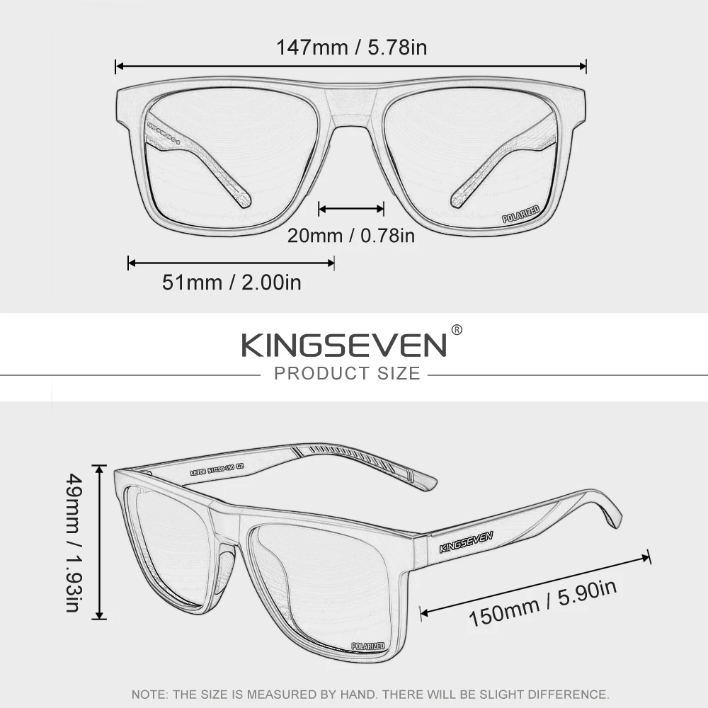 Óculos de Sol KINGSEVEN 2026:  - Men'S Fashion Glasses 2026 avaliação e preço