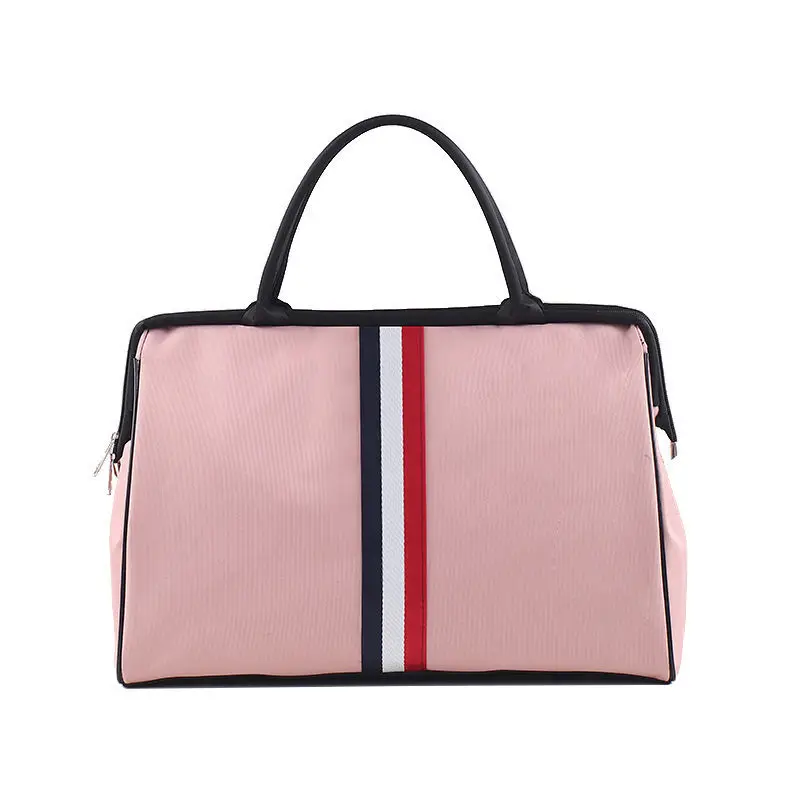 Luggage Travel Bags Big Women Tote Bag Handbags Men WaterProof Portable Foldable Unisex Wholesale Tour Package Stripe Bolsos