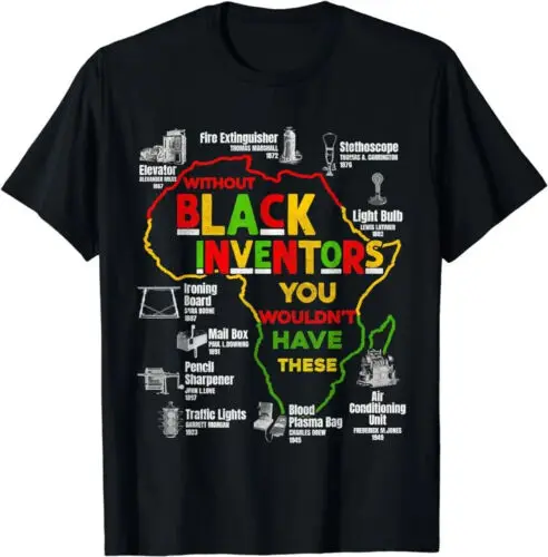 

Black Inventors Black History Month African Adult Kids T-Shirt, Short,Long Sleev