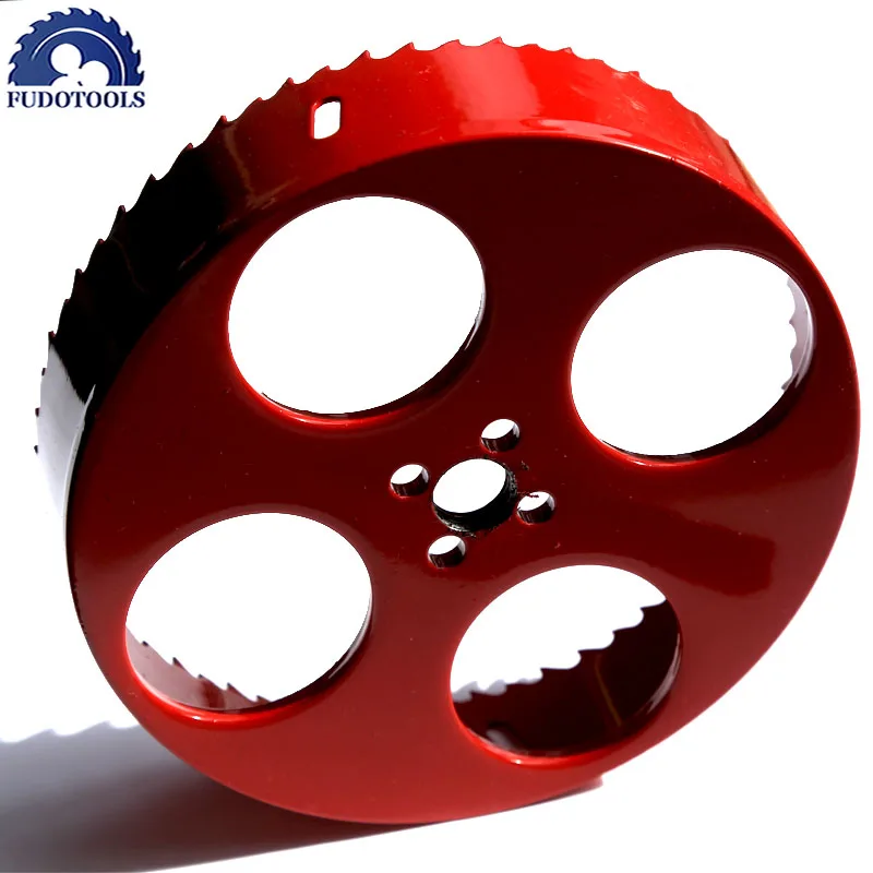 1PC 105-170mm HSSM42 바이메탈 홀쏘 목재 철 플라스틱 오프너 언더리머 파이프라인 천공기 코스트 세일