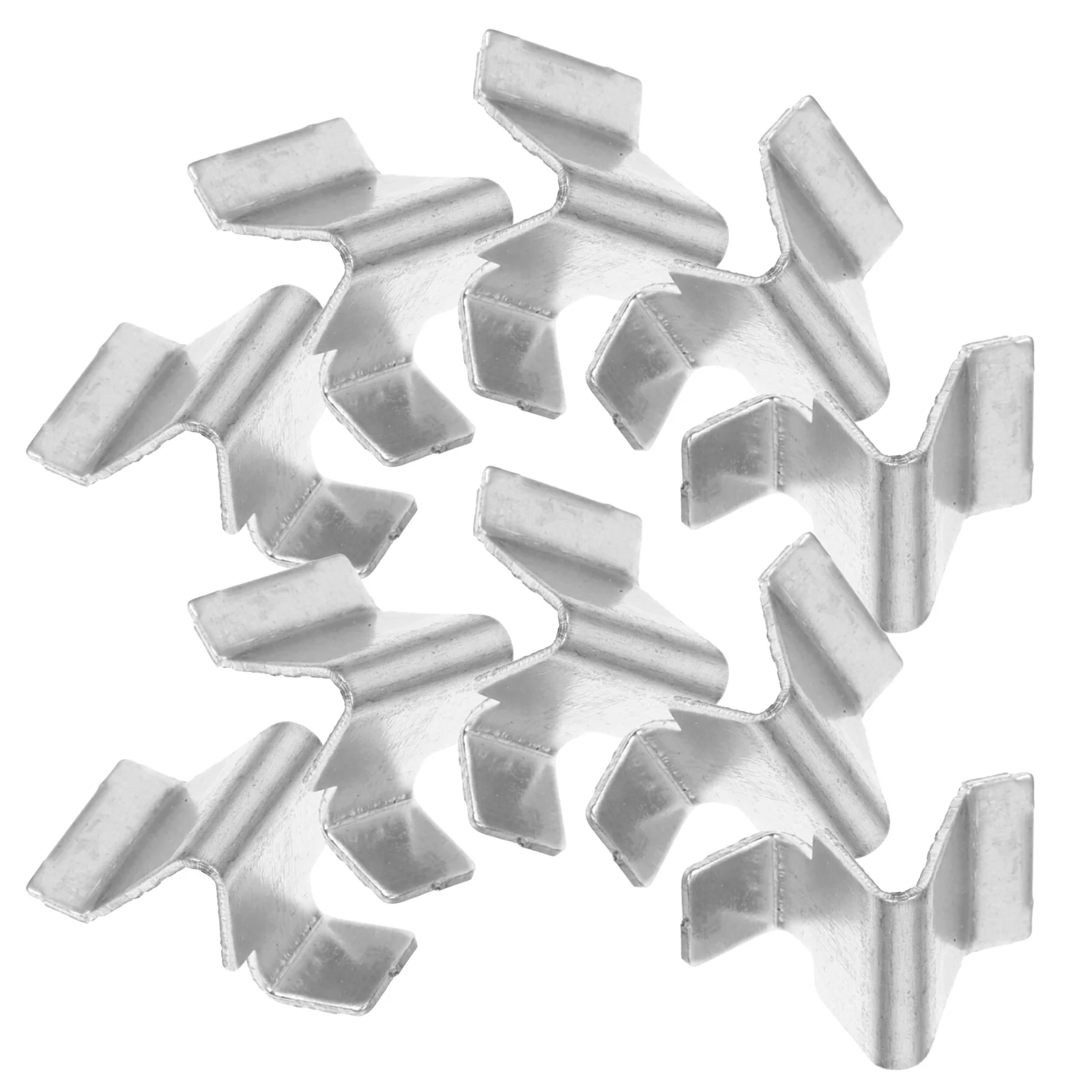 

10pcs File Cabinet Laminate Buckle Shelf Brackets Glass Panel Clips Retainer Lock Adjustable Pilaster Shelf Support Clip Metal
