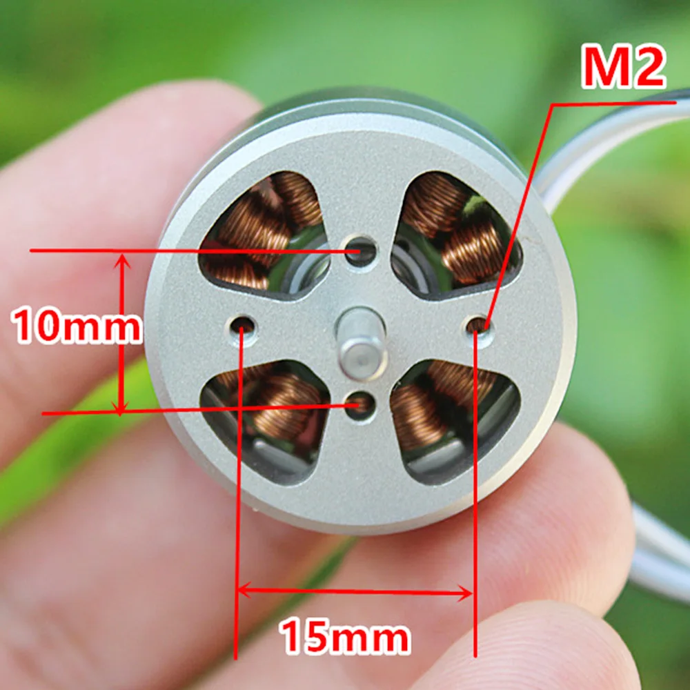 Mini 28mm Brushless Motor 1350KV 3-Phase Model Airplane Multi-axis Drone Micro BLDC for RC Drone Multicopter Aircraft Accessory