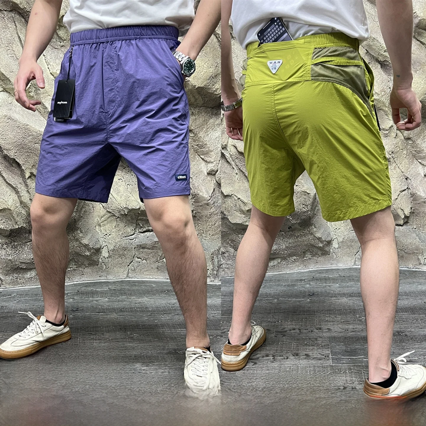 

Lightweight Outdoor Casual orts ex Breathable Waterproof Multi-ket Sli orts for Men And Women in Summer