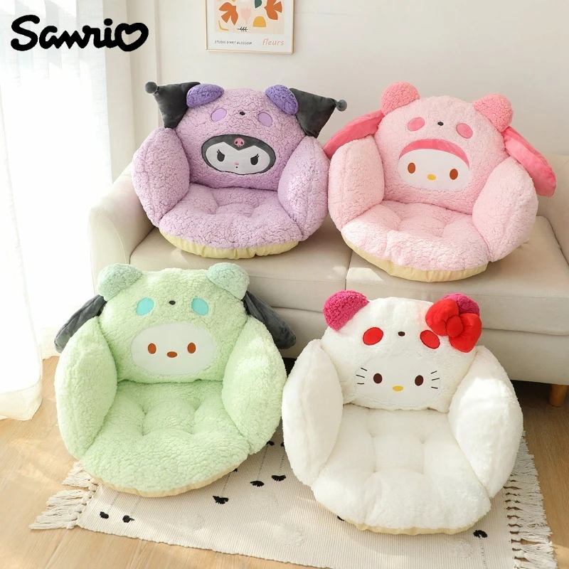 

Sanrio My Melody Waist Cushion Kawaii Cartoon Anime Embroidery Floor Cushion Men's and Women's Small Sofa Anime Peripheral Gift