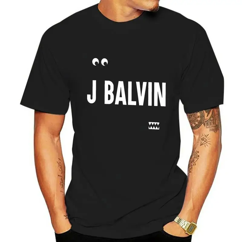 Attohong Men J Balvin Vibras Music Band Comfortable Round Neck Cotton Fashion T-Shirt