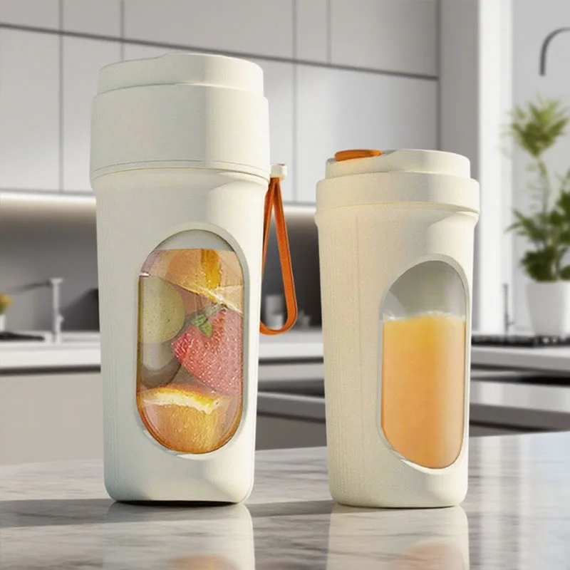 

1pc Double Cup Juicer with Dual Lids – Versatile Juice Blender for Fresh Smoothies and Healthy Drinks