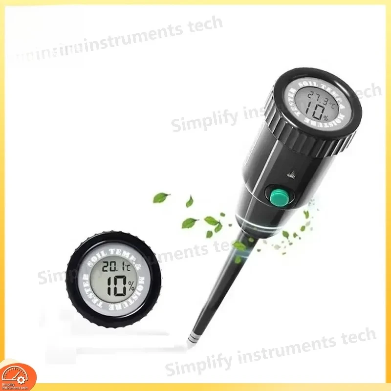 Digital Soil Moisture Meter Temperature Humidity Sensor Tester Garden Farm Plant Care Hydroponics Agriculture Gardening Tools