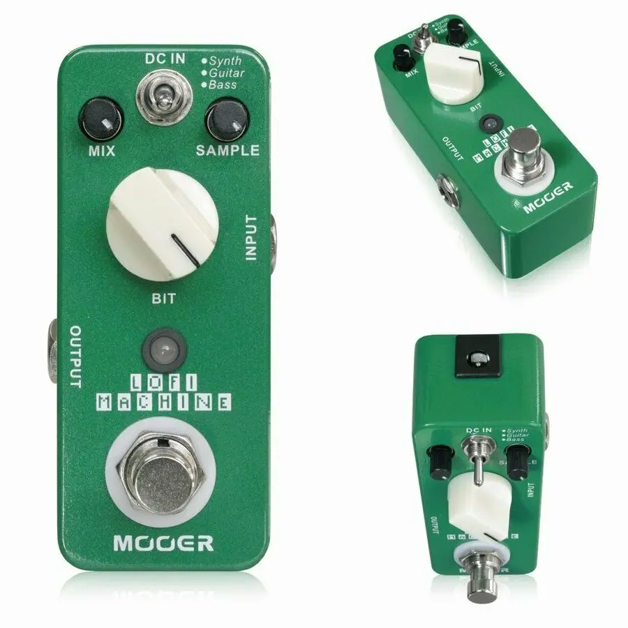 Mooer MSE1 Lofi Machine Guitar Effects Pedals Accessories Electric Guitar Wide Range Sampling Rate/depth Reducing Tuner Pedal