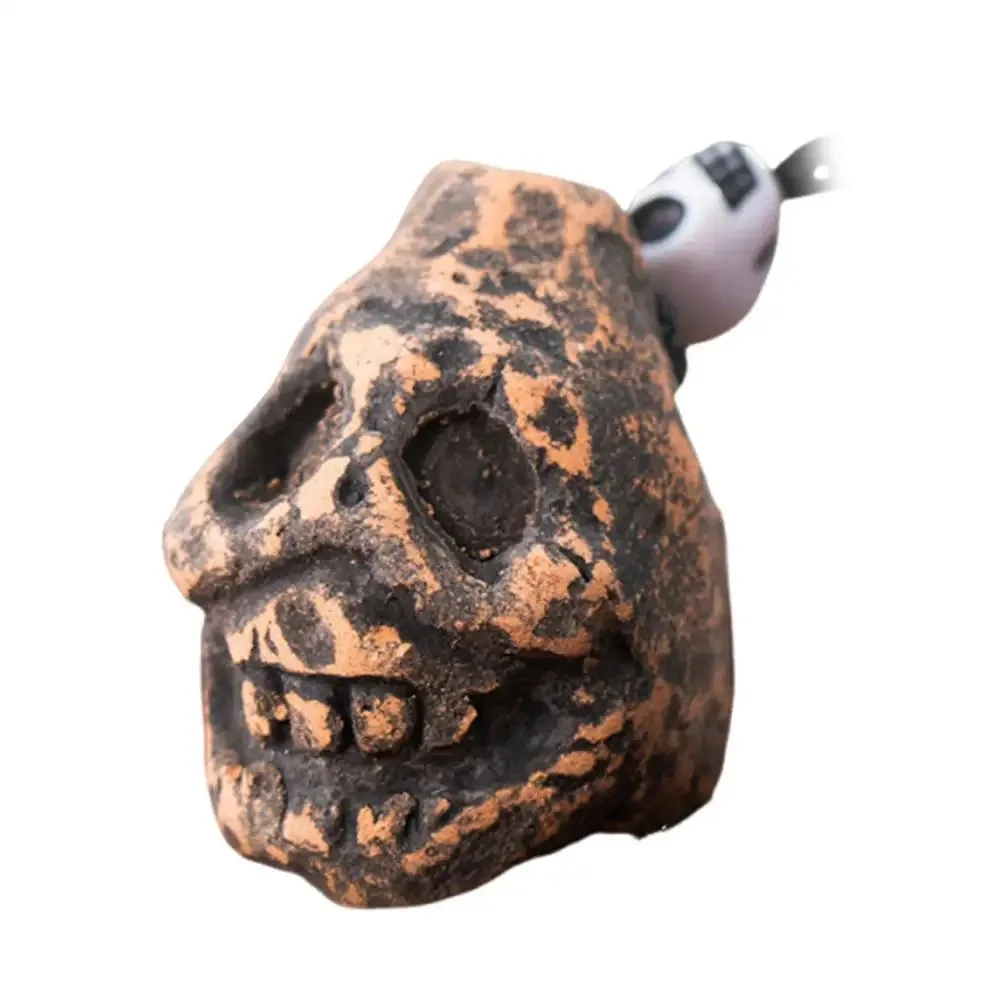 

Creative Screaming Authentic Aztec Whistle Scary Sounding Decompress Roaring Whistle Spooky Death Whistle Tao Di's Howling