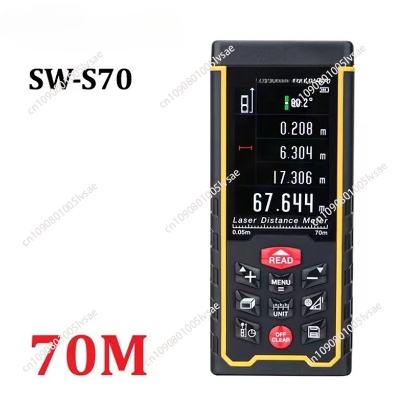 Original 120m Camera Rangefinder SW-S120 High Quality Laser Distance Meter Area Volumn Digital Angle Ruler Measuring Tape