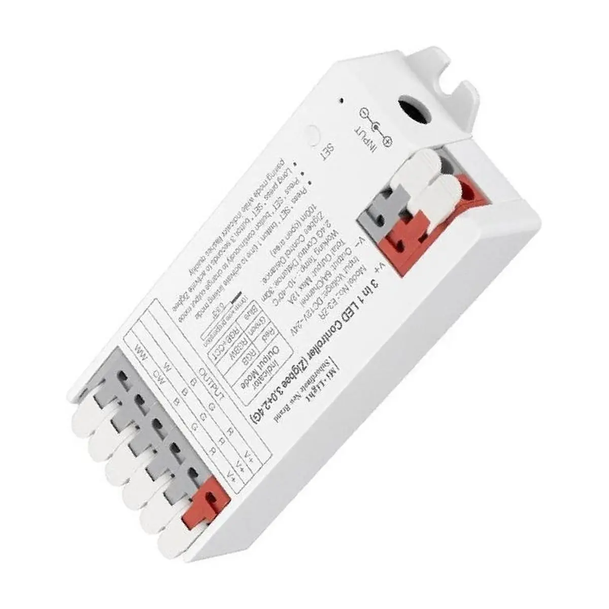 RECOMMENDATION   Zigbee 3.0+2.4G Tool-Free Instant Wiring LED Controller E3-ZR for Single Color/Dual White/RGBW/RGBCCT DC12-24V