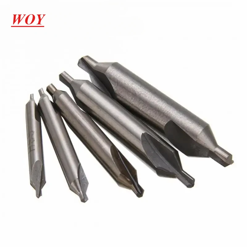 

WOY Center Drill For Turning Milling Tools Machine Wholesale High Quality Double Ended Centel Drill Bit Metal Drill 60 Degree