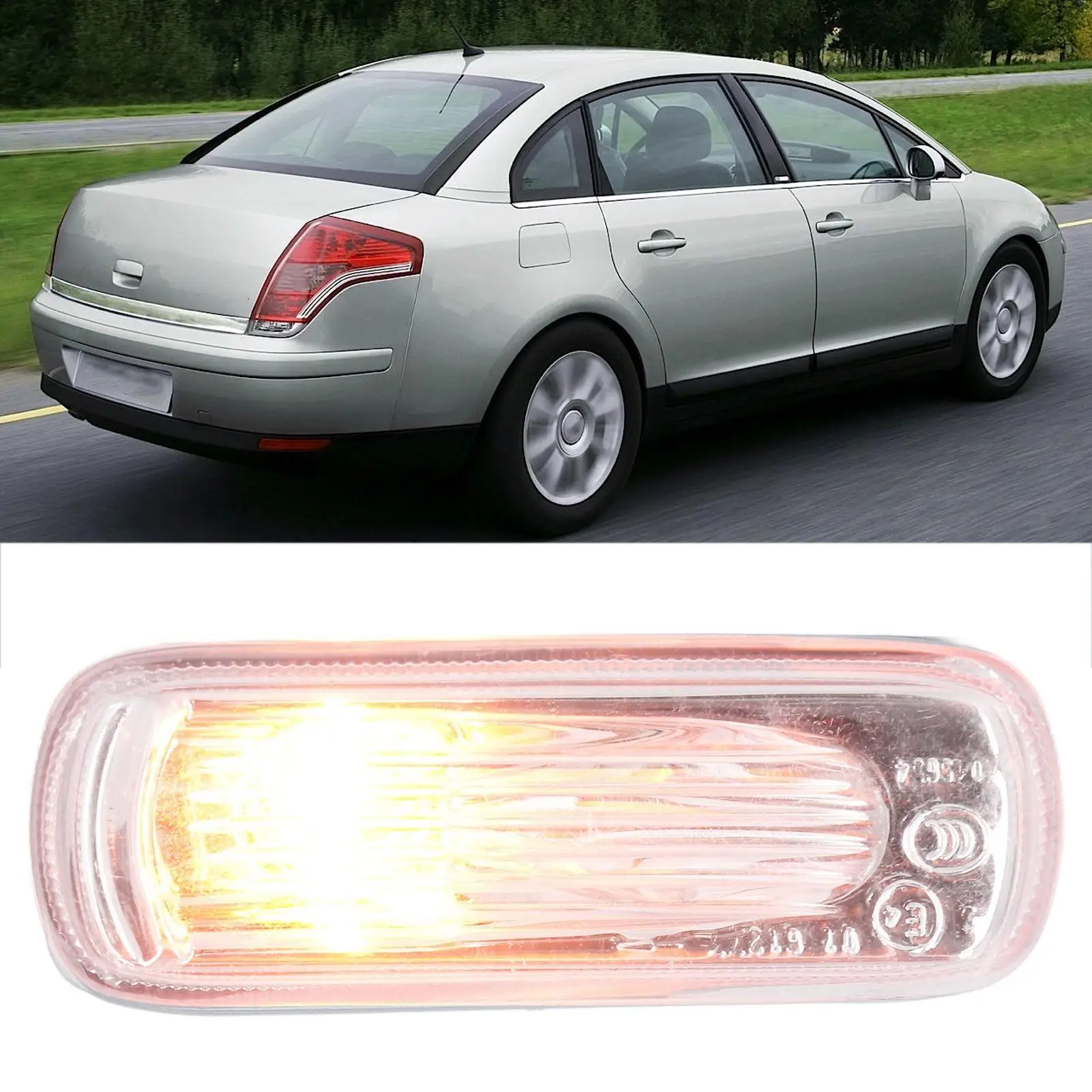 Side Mirror Indicator Light 6325G2 Door Mirror Signal Lamp Left Right Anti Aging for cars