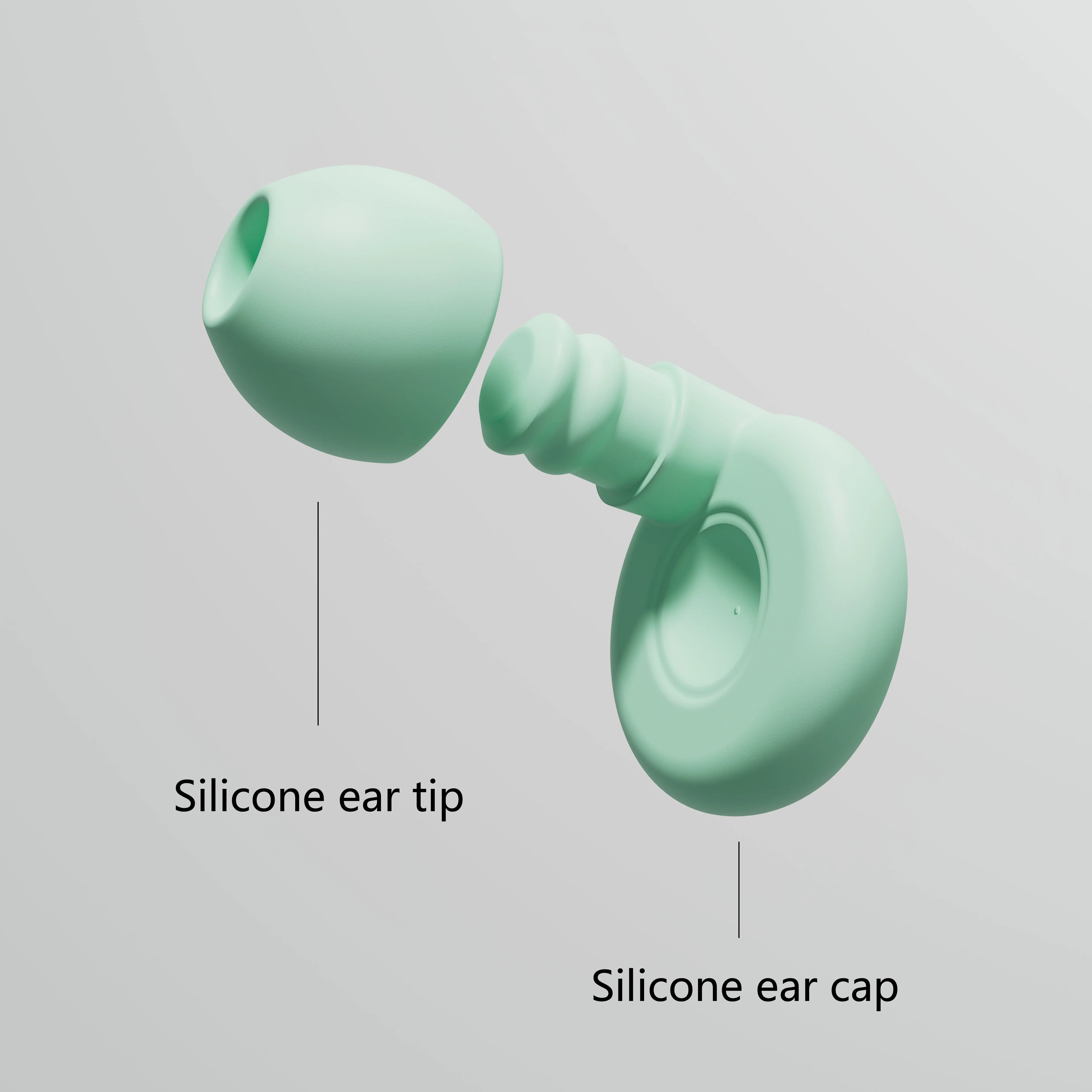 سدادات أذن من السيليكون - قابلة لإعادة الاستخدام لإلغاء الضوضاء، وحماية السمع عالية الدقة للنوم والسباحة والسفر والحفلات الموسيقية