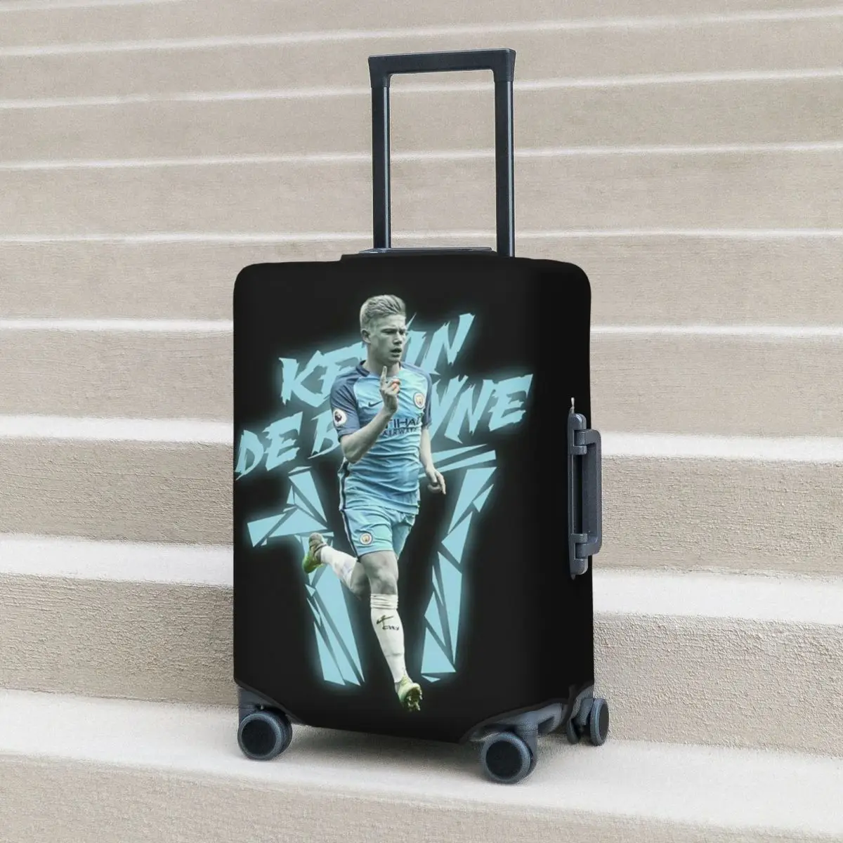 

Kevin De Bruyne Design Защитный чехол для чемодана Эластичные защитные чехлы для багажа для путешествий на 18-32 дюймов