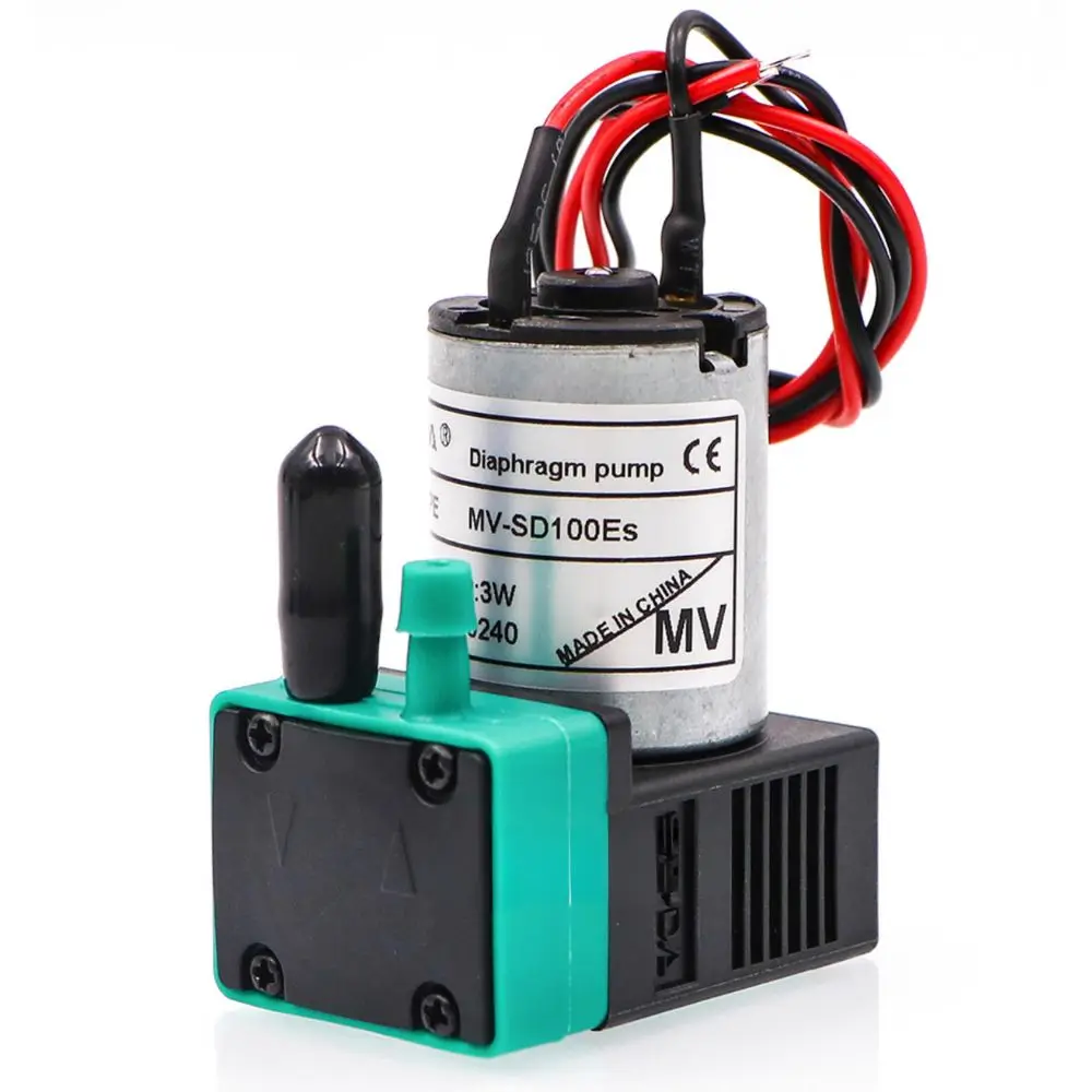 MV-SD100Es Lösungsmittel-Tintenpumpe DC 24V 3W |   100 ml/min Mikromembranpumpe für Drucker