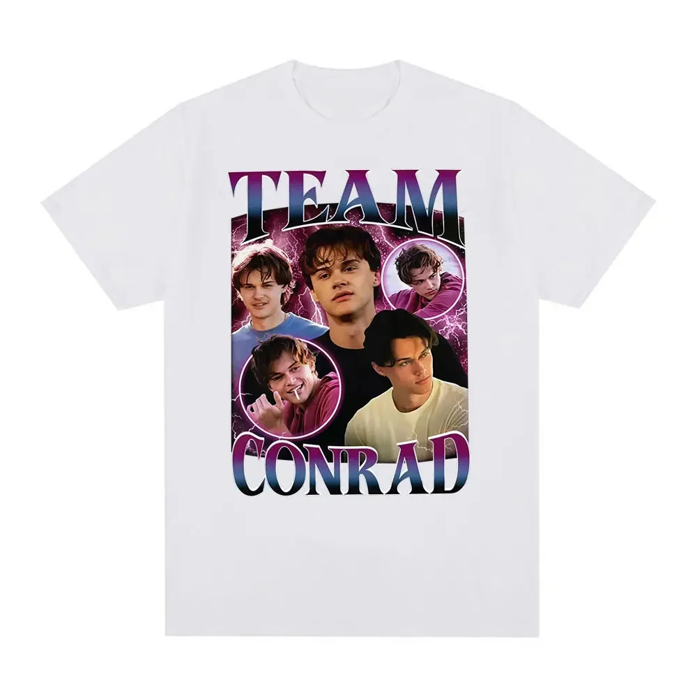 

Team Conrad Cousins Beach Vintage Graphic T Shirt Men's Clothing Fashion Gothic T-shirt Man Cotton Casual Short Sleeve T-shirts