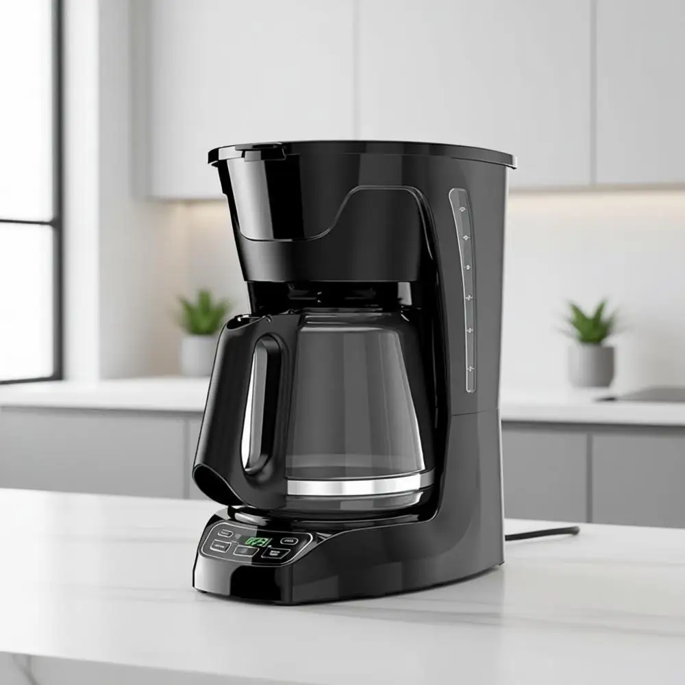 

12-Cup Programmable Coffee Maker, Black