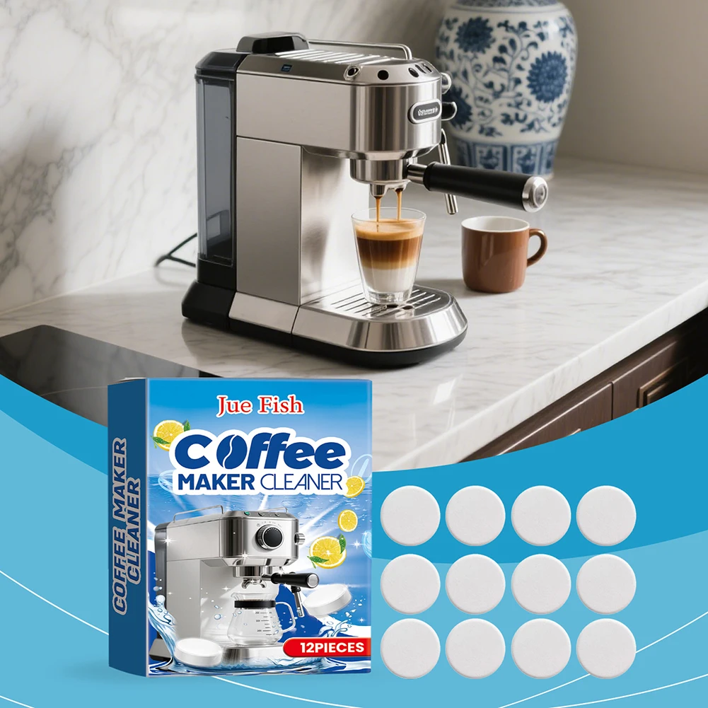 

Coffee Machine Cleaner Descaler Tablets Coffee Maker Deep Cleaning Grinder Descaling Cleaning Tabs Universal Effervescent Tablet