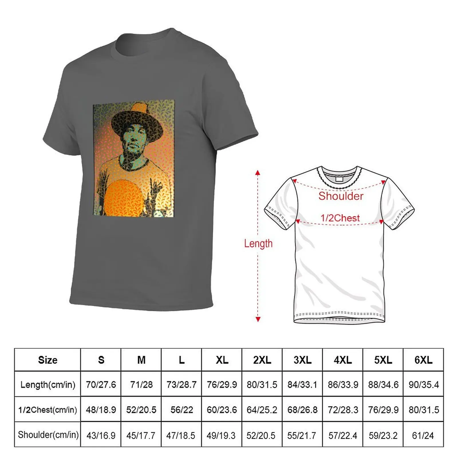 Ben Harper floral pattern music poster T-Shirt man t shirt graphic cotton t shirts man 100% T-Shirt