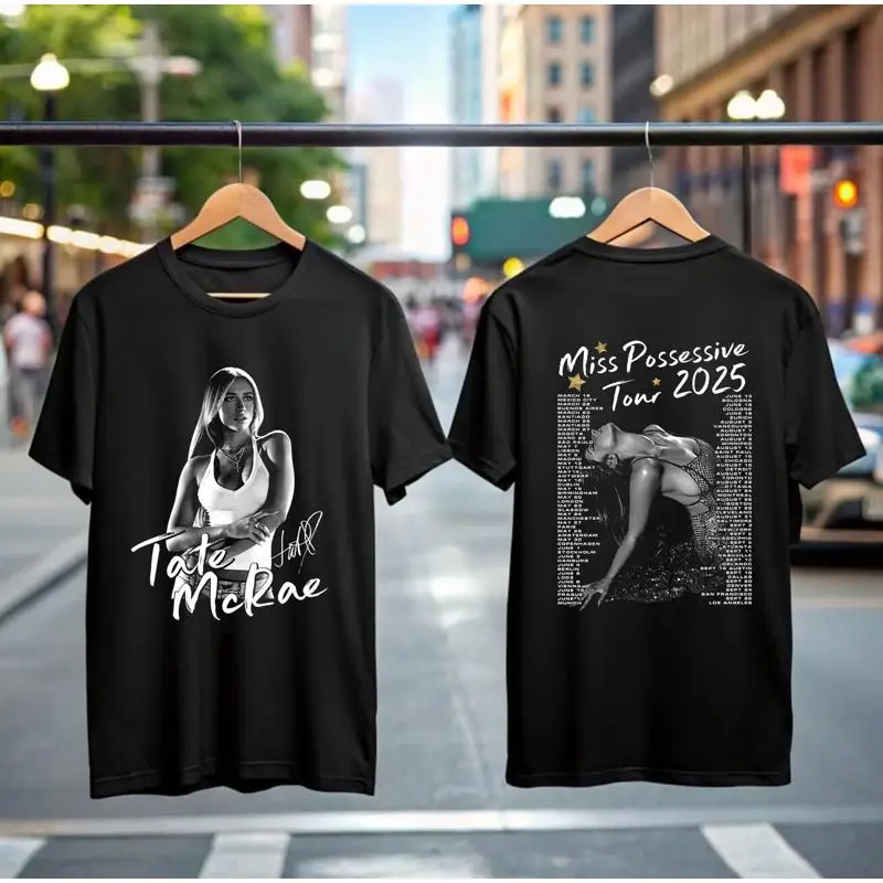 Tate McRae 2025 Concert Shirt, Miss Possessive Tour 2025, Tate McRae Fan Gift.