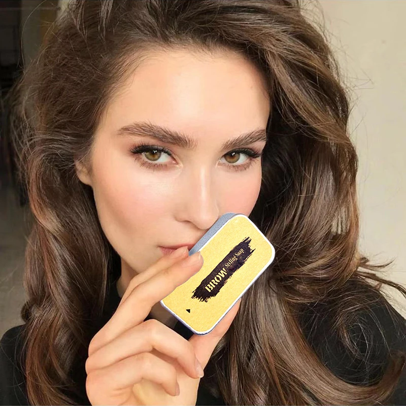 Strong Hold Brow Styling Soap - 10 Sec Fluffy Feathery Brows, Natural Lift & Texture | Long-Lasting Lamination Effect