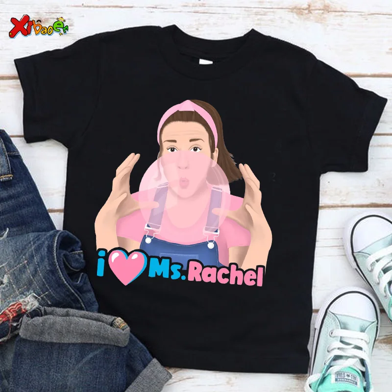 Girl Shirt Ms Rachel  Shirts Princess Matching Tee Shirt Girls Little Girl  T Shirt Clothes Kids Clothes Girl Clothing T-shirt