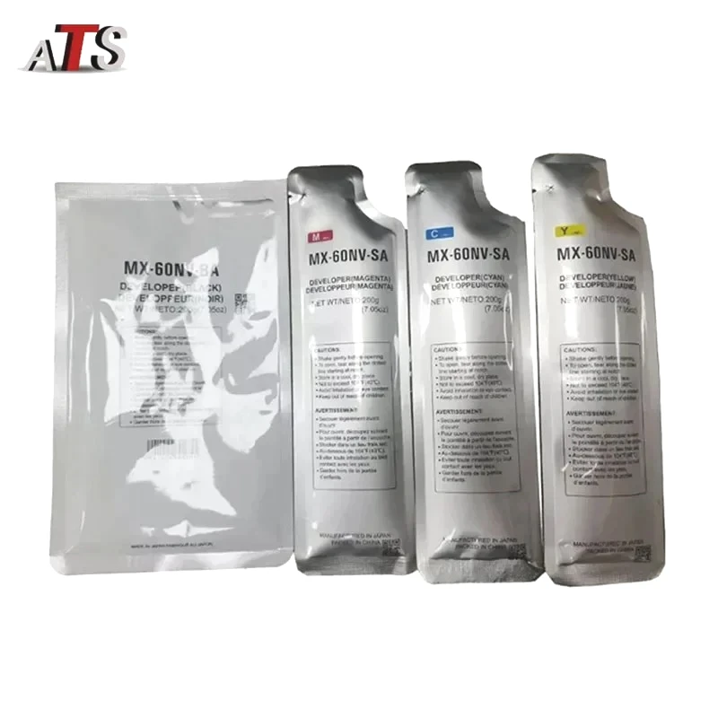 1PCS MX61 MX60 Developer Powder For Sharp MX3081 4081 5081 6081 2621 3121 MX3070 MX60NV MX61NV Copier Parts