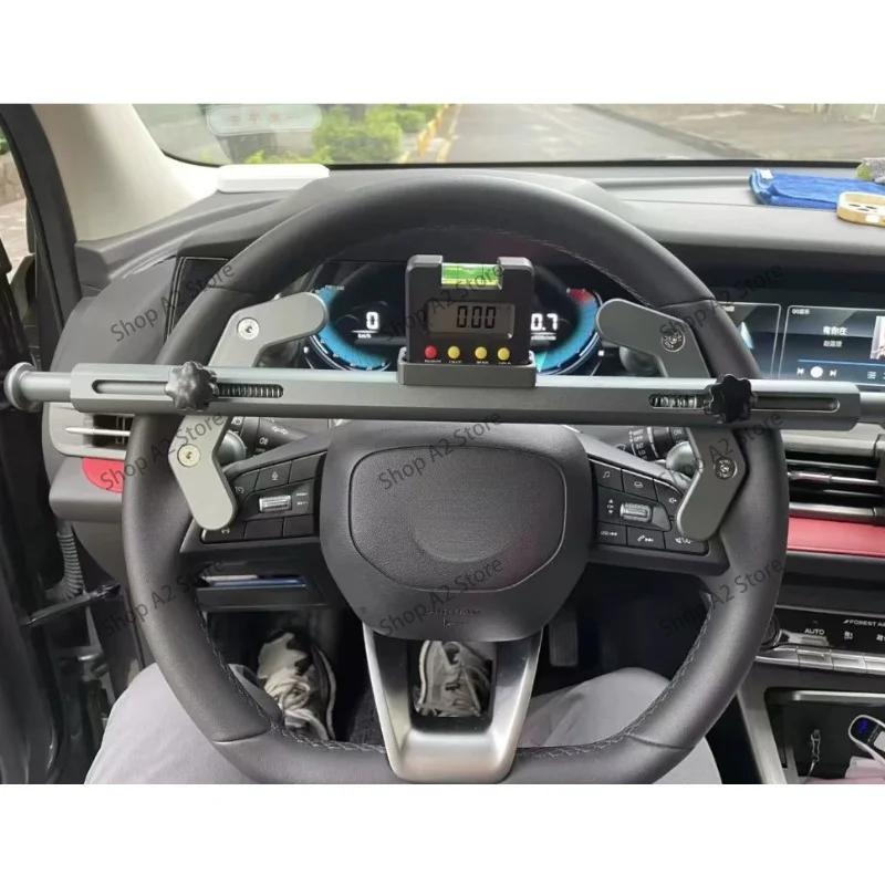 Car fourwheel positioning electronic level steering wheel alignment instrument steering wheel centering and straightening device