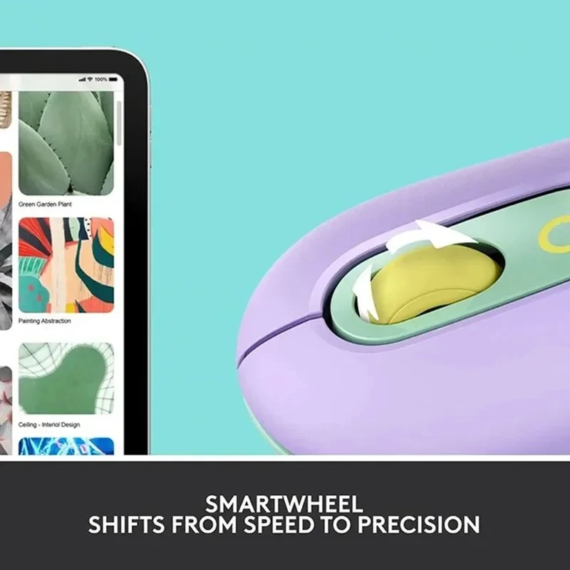 Logitech POP Wireless Mouse, Bluetooth Connection, High-value Design, Multi-device Switching, Long Battery Life, Precise Control