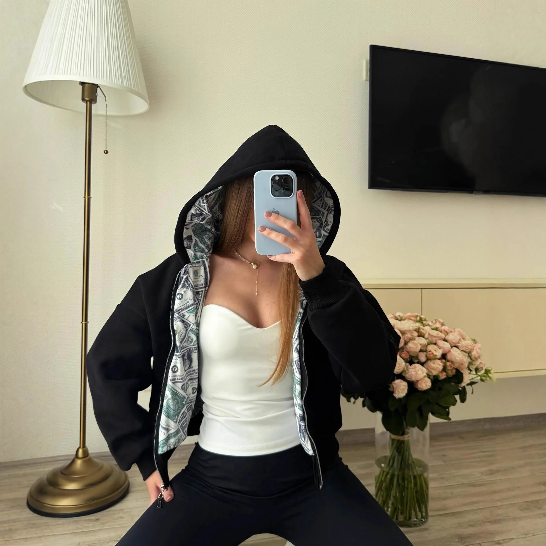 Autumn Winter Harajuku Y2K Unisex Streetwear Double Sided Fleece Hoodie Jacket Versatile Casual Daily Wear