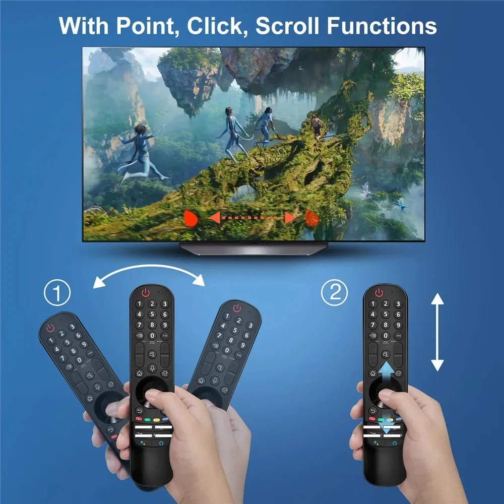 MR21GA for LG 2021 Smart TV Magic Remote Control with Pointer Flying Mouse Voice Function for LG UHD OLED QNED NanoCell 4K 8K