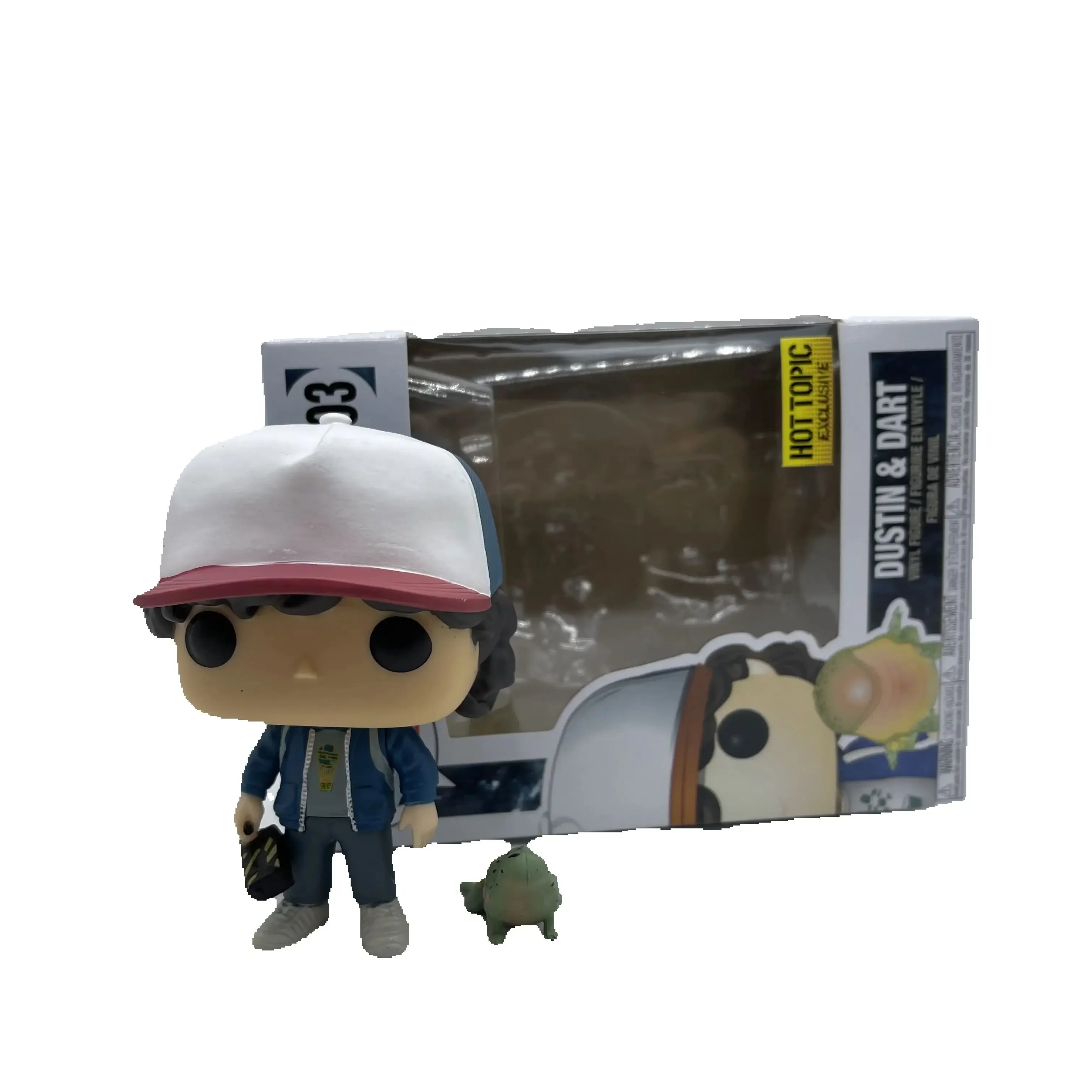 ديكور سطح المكتب الجديد من Popstyle Stranger Dustin Dart # 593 مجموعة محدودة من شخصيات الحركة البلاستيكية لألعاب عيد الميلاد للأطفال
